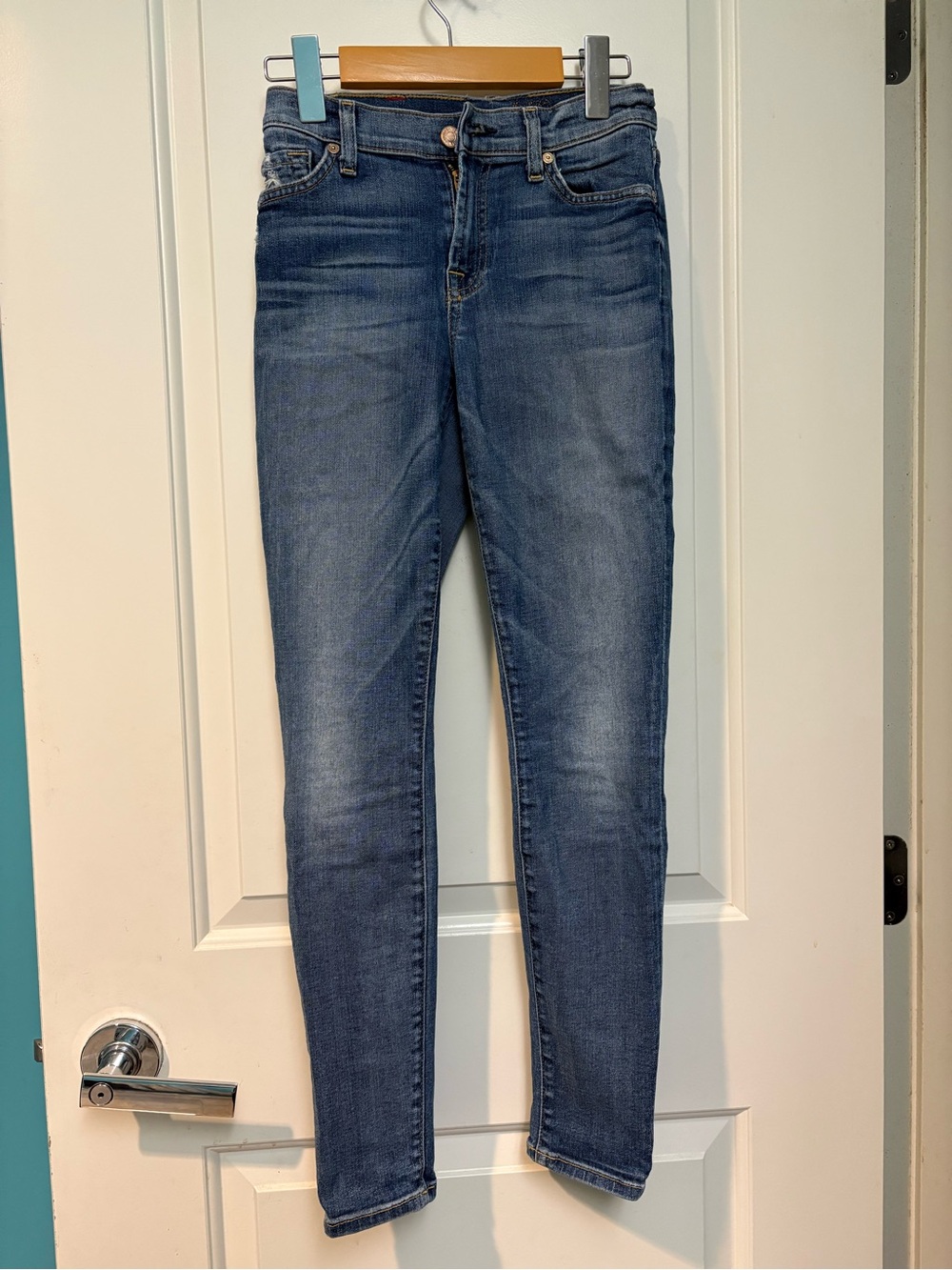7 for all Mankind - Classic Women's Blue Denim Skinny Jeans